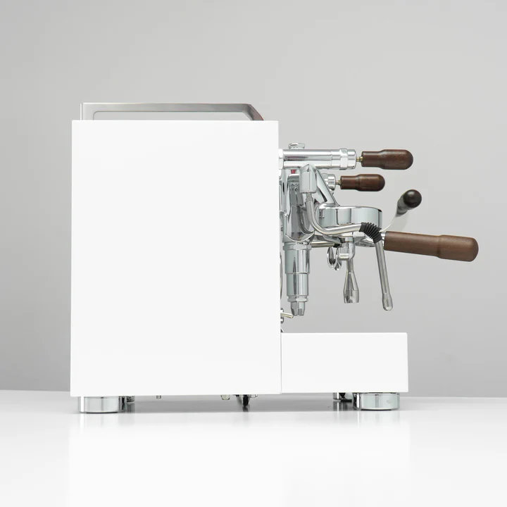Torre Luigino TSP MT White with Wood and Joystick Coffee Machine - Image 2