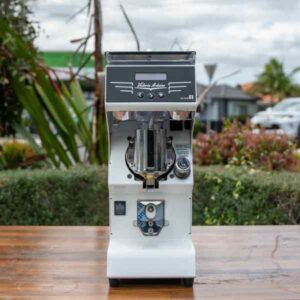 Mythos One In White Commercial Coffee Grinder