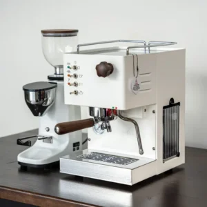QuickMill Pippa & Piccola Coffee Machine & Grinder Package (White)