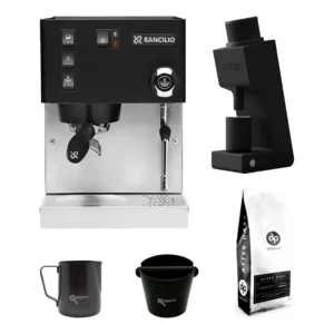 Rancilio Silvia V6 + Varia VS3 Coffee Grinder Gen 2 + 1kg After Dark Blend + Precision Accessories
