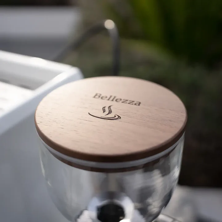 Bellezza Francesca in Custom White With Mazzer Mini Grinder & Accessories Package - Image 4