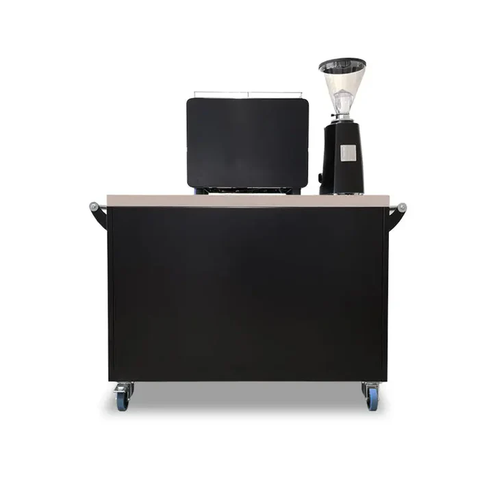 Full Stainless Steel Coffee Cart Small 1.2 Meter - Image 2