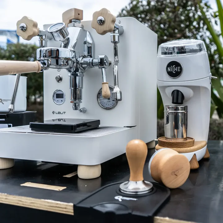 Lelit Bianca V3 with The Niche Zero Retention & Precision Single Dose Package