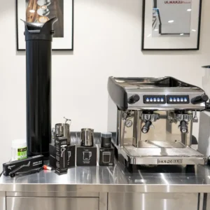 Med Coffee Cart & Futurete Horizont with DIP DK-65 Package with Barista Pro Pack